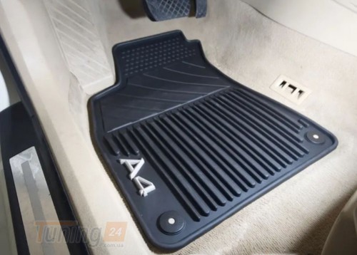 Оригинал Оригинальные коврики в салон для Audi A4 B7 2004-2008 седан резиновые передние 2шт - Картинка 1