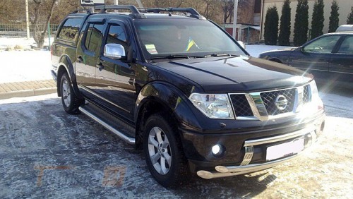 SIM SIM Дефлектор капота (мухобойка) NISSAN PATHFINDER R51 2010-2014 - Картинка 1