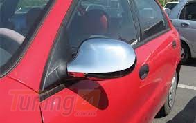 Omcarlin Хром накладки на зеркала из нержавейки для Daewoo Lanos седан - Картинка 2