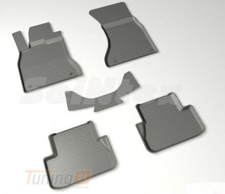 Seintex Резиновые коврики в салон  для Audi A4 B8 2011-2015 седан кт 5шт - Картинка 1