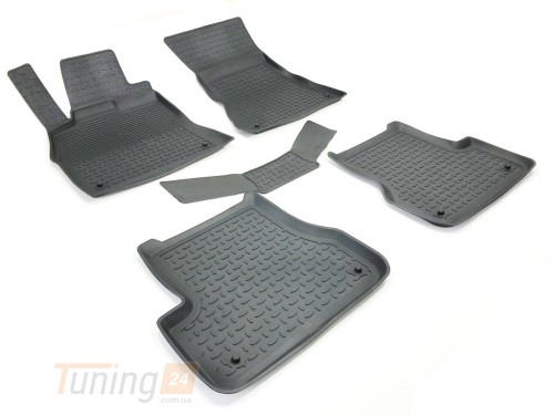 Seintex Резиновые коврики в салон  для Audi A6 C7 2011-2014 седан кт 5шт - Картинка 1