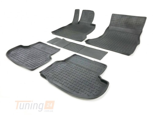 Seintex Резиновые коврики в салон  для BMW 5 F10 2013-2016 седан кт 5шт - Картинка 2