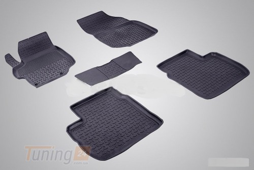 Seintex Резиновые коврики в салон  для Citroen C-Elysee 2020+ седан кт 5шт - Картинка 1