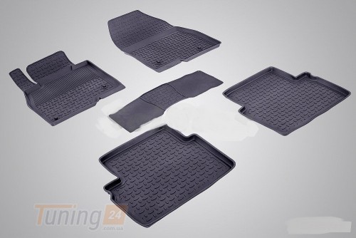 Seintex Резиновые коврики в салон  для Mazda 3 BM 2013-2018 хэтчбек 5дв. кт 5шт - Картинка 1
