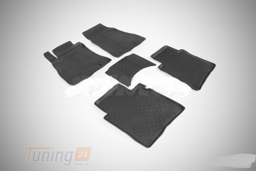 Seintex Резиновые коврики в салон  для Nissan Tiida 2015-2021 хэтчбек 5дв. кт 5шт - Картинка 1