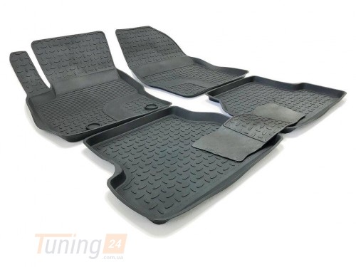 Seintex Резиновые коврики в салон  для Nissan Tiida 2011-2015 седан кт 5шт - Картинка 1