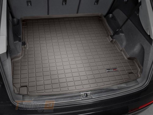 WeatherTech Коврик в багажник Weathertech для Audi Q7 2015+ какао 7 мест - Картинка 1