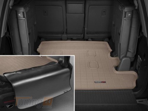 WeatherTech Коврик в багажник Weathertech для Toyota Land Cruiser 200 2012-2015 бежевый с накидкой 7мест - Картинка 1