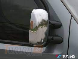 Omcarlin Хром накладки на зеркала из ABS-пластика для Fiat Doblo 2000-2010 - Картинка 3