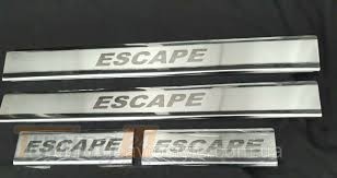 Omcarlin Хром накладки на пороги из нержавейки для Ford Escape 2000-2012  - Картинка 1