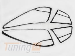 Libao Хром накладки на задние стопы из ABS-пластика для Hyundai IX35 2009-2013 - Картинка 2
