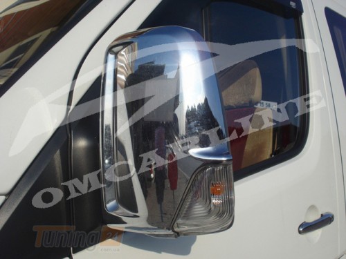 Omcarlin Хром накладки на зеркала из нержавейки для Mercedes-Benz Sprinter W906 2013-2018 - Картинка 1
