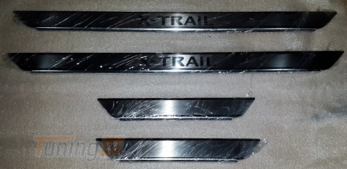 Omcarlin Хром накладки на пороги из нержавейки для Nissan X-Trail T31 2007-2014 - Картинка 1