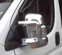 Omcarlin Хром накладки на зеркала из ABS-пластика для Peugeot Boxer 2006-2014 - Картинка 1