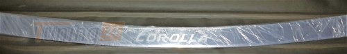 Omcarlin Хром накладка на задний бампер из нержавейки для Toyota Corolla 2013-2019 - Картинка 1