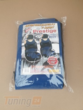 Prestige Синие накидки на передние сидения для Toyota Ist (Urban Cruiser) (Scion) 2009+ - Картинка 1