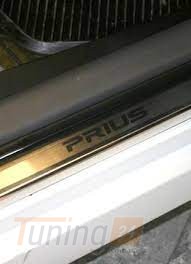 Omcarlin Хром накладки на пороги из нержавейки для Toyota Prius 2003-2009 - Картинка 1