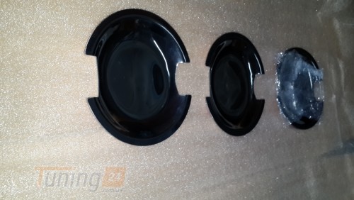 Omcarlin Хром накладки под ручки мыльницы из нержавейки для Volkswagen Caddy 4 2015-2020 3шт - Картинка 1
