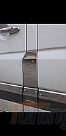 Omcarlin Хром накладка на лючок бензобака из нержавейки для Volkswagen Crafter 2006-2016 гладкая - Картинка 1