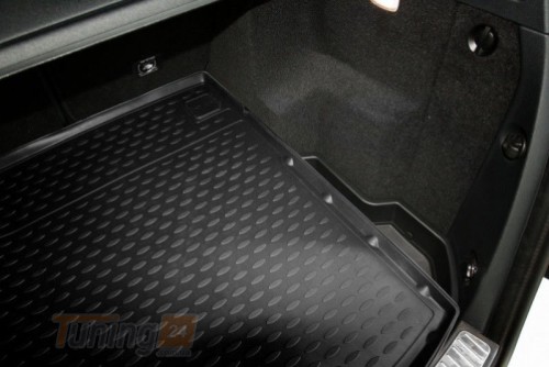 NOVLINE Коврик в багажник Novline для Mercedes-benz GLK X204 2008-2012 кросс. с вырезом под ручку 1шт. - Картинка 2
