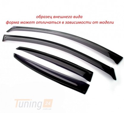 CT Cobra-Tuning Дефлекторы окон для Volkswagen Touareg 2002-2010 - Картинка 1