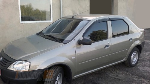 ANV Дефлекторы окон ANV 4 шт для Renault Logan 1 2005-2008 - Картинка 3