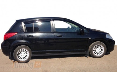 ANV Дефлекторы окон ANV 4 шт для Nissan Tiida Hb 2004-2011 - Картинка 3