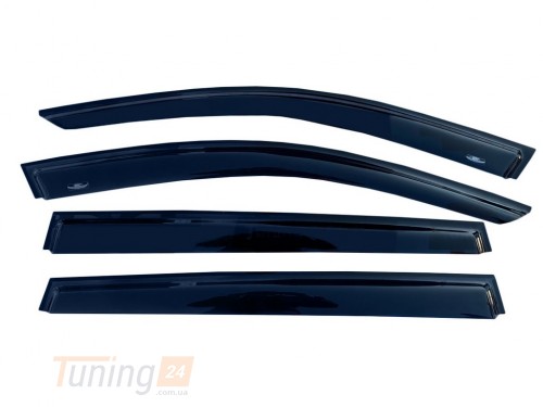 HIC Дефлекторы окон Ветровики HIC для Ford Focus 3 Sd 2011-2014 4 шт - Картинка 1