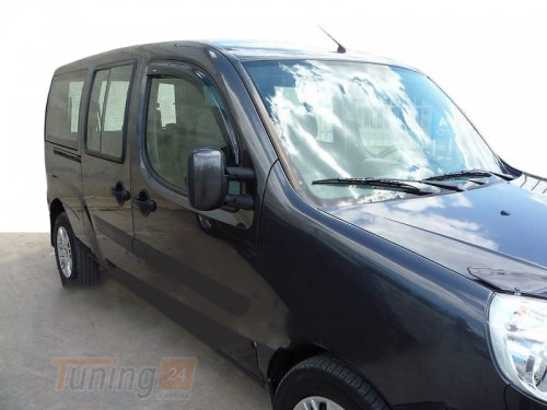 HIC Дефлекторы окон Ветровики HIC для Fiat Doblo 1 2001-2005 2 шт - Картинка 3