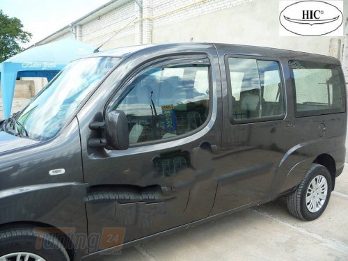 HIC Дефлекторы окон Ветровики HIC для Fiat Doblo 1 2001-2005 2 шт - Картинка 4