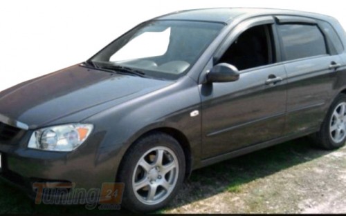 HIC Дефлекторы окон Ветровики HIC для Kia Cerato 1 Sd 2004-2008 4 шт - Картинка 3