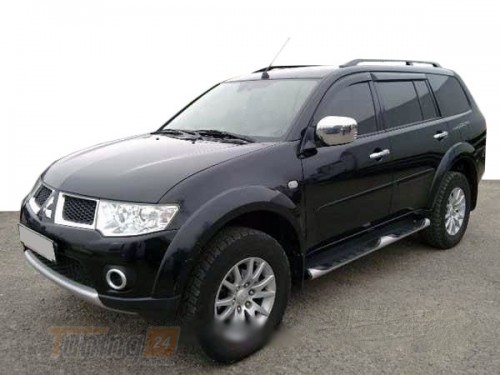 HIC Дефлектори вікон Вітровики HIC для Mitsubishi Pajero Sport 2008-2015 4 шт. - Зображення 1