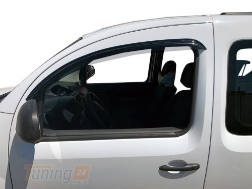 HIC Дефлекторы окон Ветровики HIC для Renault Kangoo 2008-2021 2 шт - Картинка 1