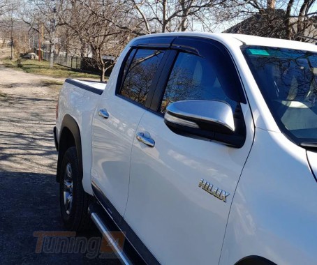 HIC Дефлектори вікон Вітровики HIC для Toyota Hilux 2015-2019 4 шт. - Зображення 2