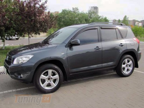 HIC Дефлекторы окон Ветровики HIC для Toyota Rav 4 2006-2010 4 шт - Картинка 1