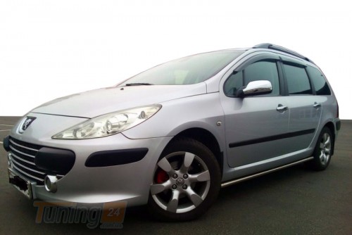 HIC Дефлекторы окон Ветровики HIC для Peugeot 307 SW 2001-2008 4 шт - Картинка 1