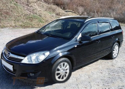 HIC Дефлектори вікон Вітровики HIC для Opel Astra H Wg 2004-2014 4 шт. - Зображення 1