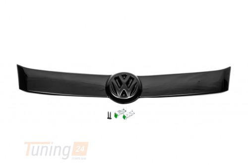 DDU Зимняя накладка на решетку верхняя глянцевая для Volkswagen Caddy 2010-2015 - Картинка 1