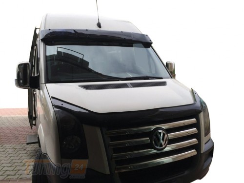 DDU Козырек на лобовое стекло DDU на раме 5мм для Volkswagen Crafter 2006-2017 - Картинка 1