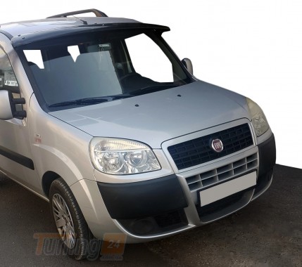 DDU Козырек на лобовое стекло DDU на раме 5мм для Fiat Doblo 2 2005-2010 - Картинка 1