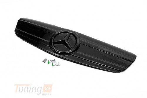 DDU Зимняя накладка на решетку глянцевая V2 для Mercedes Vito W639 2010-2015 - Картинка 2