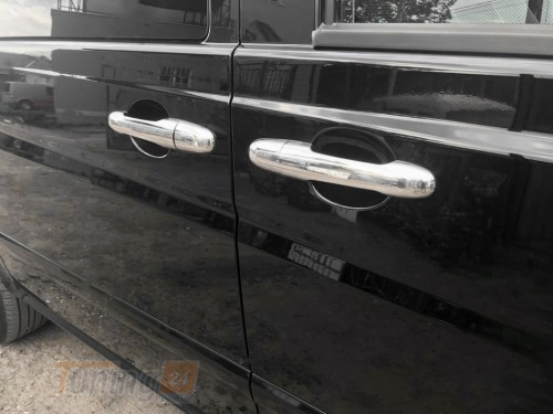 Omsa Хром накладки на ручки Omsa Line из нержавейки для Mercedes Vito W639 2010-2015 Хром ручек Мерседес Вито W639 3шт - Картинка 2