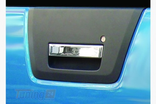 Omsa Хром накладка на ручку багажника Omsa Line из нержавейки для Nissan Navara 2010-2015 Хром задней ручки Ниссан Навара 1шт - Картинка 1