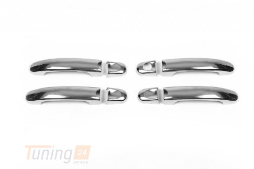 Carmos Хром накладки на ручки Carmos из нержавейки для Volkswagen T5 рестайлинг 2010-2015 Хром ручек Фольксваген Т5 4шт - Картинка 4