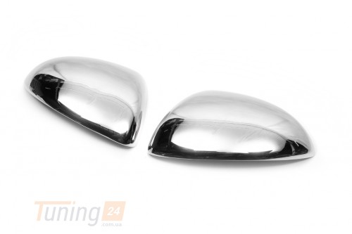Omsa Хром накладки на зеркала Omsa Line из нержавейки для Opel Corsa D 2007-2014 Хром зеркал Опель Корса D 2шт - Картинка 2