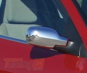 Carmos Хром накладки на зеркала Carmos из ABS-пластика для Renault Scenic 2 2003-2009 Хром зеркал Рено Сценик 2шт - Картинка 3
