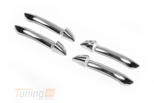 Carmos Хром накладки на ручки Carmos из нержавейки для Mercedes ML W164 2005-2011 Хром ручек Мерседес ML W164 4шт - Картинка 1