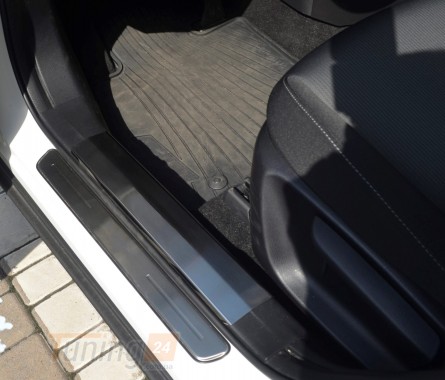 NataNiko Хром накладки на внутренние пороги НатаНика PREMIUM для Mazda CX-3 2015+ - Картинка 1