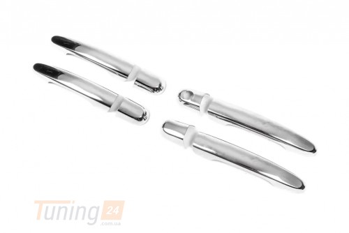 Carmos Хром накладки на ручки Carmos из нержавейки для Hyundai IX35 2013-2015 Хром ручек Хюндай IX35 4шт без чипа - Картинка 3