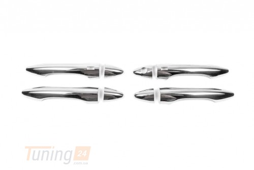 Carmos Хром накладки на ручки Carmos из нержавейки для Hyundai IX35 2013-2015 Хром ручек Хюндай IX35 4шт с чипом - Картинка 2